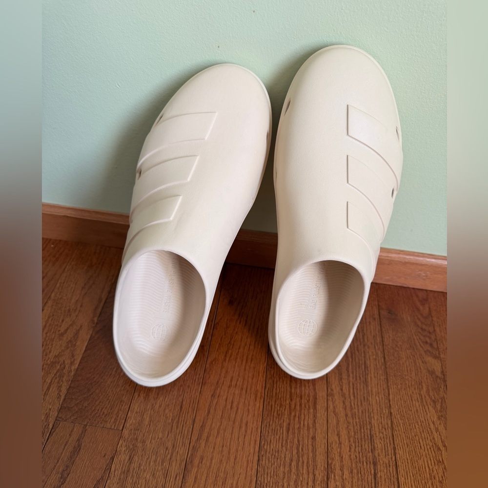 Cream Slip-On Clogs - Picture 2 of 2